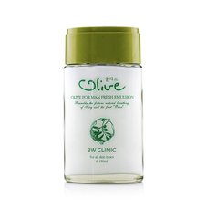 Зволожуюча емульсія для обличчя для чоловіків Олива Olive For Man Fresh Emulsion 3W Clinic 150 мл
