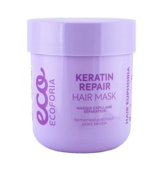 Маска для волос Кератиновое восстановление ECOFORIA 200 мл