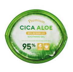 Гель заспокійливий з центеллою і алое вера для тіла Premium Cica Aloe Soothing Gel Missha 300 мл