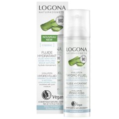 Bio-hydro-fluid for moisturizing the face with hyaluronic acid and Aloe Logona 30ml
