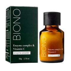 Ензимна пудра для вмивання обличчя з вітаміном С Biono 50 г