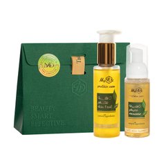Gift set for makeup removal and two-step cleansing with hydrophilic oil and moisturizing mousse SET H2HYDROPHILIC MyIDi