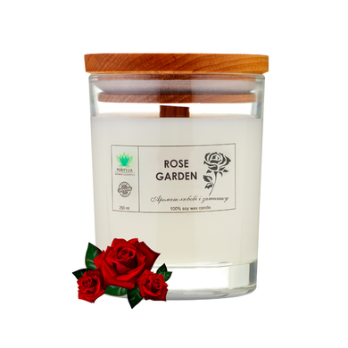Aroma candle Rose garden L PURITY 150 g