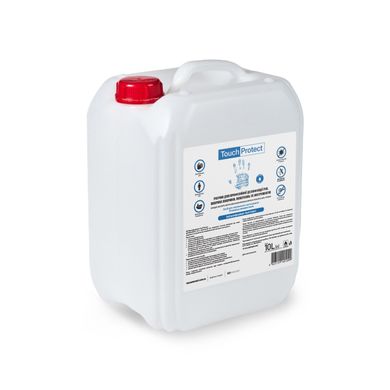 Antiseptic solution for disinfection of hands, body, surfaces and tools Touch Protect 10 l