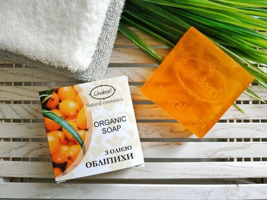 Organic soap with sea buckthorn oil Chaban 100 g