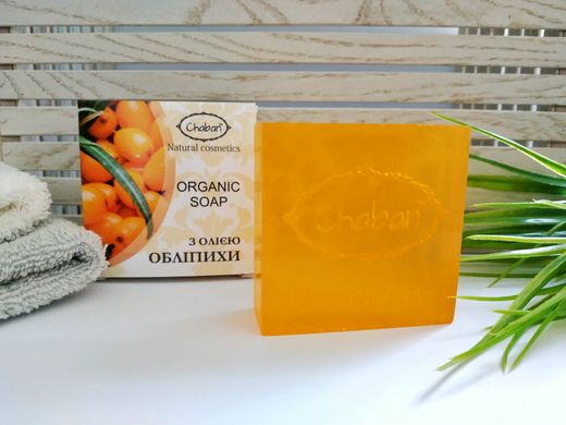 Organic soap with sea buckthorn oil Chaban 100 g