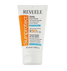 Сонцезахисний крем для обличчя та тіла зволожуючий SPF50+ Revuele 50 мл