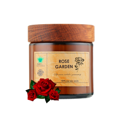 Aroma candle Rose garden M PURITY 100 g