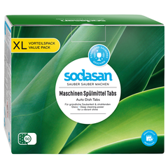 Органічні таблетки для посудомийних машин 50 шт SODASAN 1 кг
