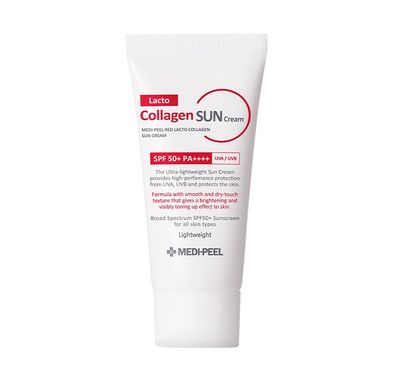 Sunscreen with collagen and lactobacilli Red Lacto Collagen Sun Cream SPF50+PA +++++ Medi-Peel 50 ml