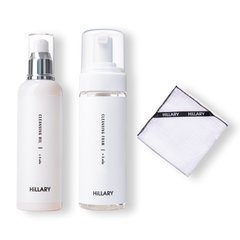 Double Skin Cleansing Set for 2-step cleansing for normal skin + Muslin Facial Cleansing Cloth Hillary