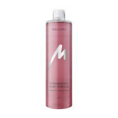 Płukanka Strawberry Essence z ekstraktami owocowymi Truskawkowy ocet do włos&oacute;w Meloni 450 ml