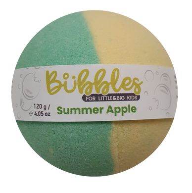 Bath bomb for kids Summer apple Bubbles 120 g