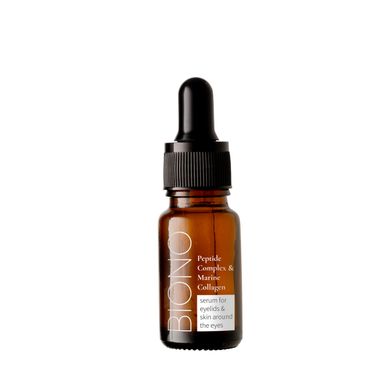 Serum for the skin around the eyes and eyelids Peptide Complex & Marine Сollagen Biono 10 ml