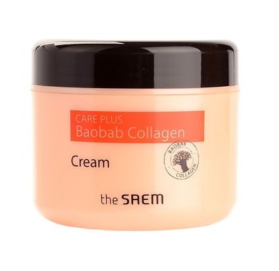 Омолаживающий крем с коллагеном и экстрактом баобаба Care Plus Baobab Collagen Cream THE SAEM 100 мл
