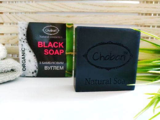 Organic soap with bamboo charcoal Chaban 100 g