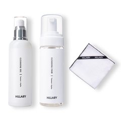 Double Skin Cleansing 2-step cleansing kit for oily and combination skin + Muslin Facial Hillary