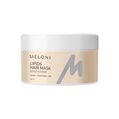 Lipidowa maska do włos&oacute;w z keratyną, ceramidami i proteinami jedwabiu Boost intensive Meloni 250 ml