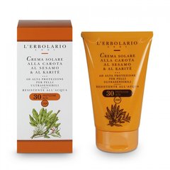 Sunscreen with carrot, sesame oil and shea butter SPF 30 L'ERBOLARIO 125 ml
