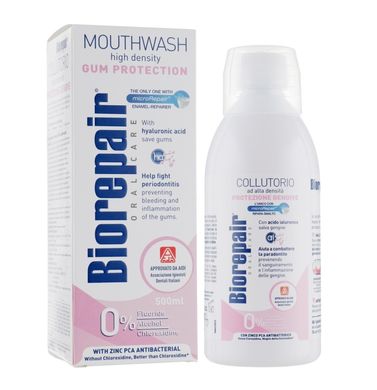 Ополіскувач для ротової порожнини без фтору та спирту Gum Protection Mouthwash BioRepair 40 мл