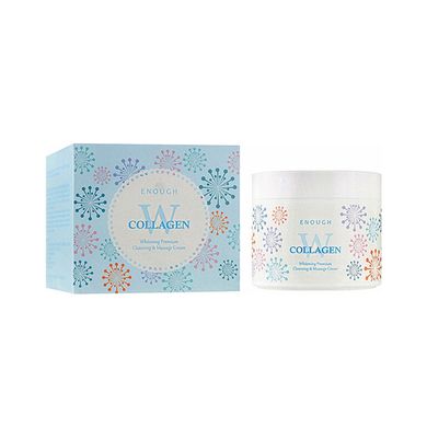 Освітлюючий крем для обличчя з морським колагеном W Collagen Whitening Premium Cream Enough 300 мл