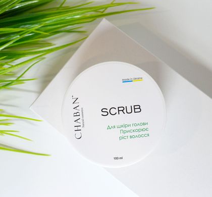 Scalp scrub To accelerate hair growth Chaban 100 ml