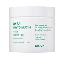 Facial peeling Okra Phyto Mucin Gauze Peeling Pad JAYJUN 60 pcs