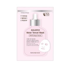 Омолаживающая маска с гиалуроновой кислотой и 7 растительными экстрактами Moist Tencel Mask Newland All Nature 30 г