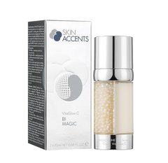Face serum 2 in 1 Brightening with pearls and vitamin C Inspira Skin Accents 40 ml