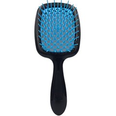 Hair brush black with blue Superbrush Janeke