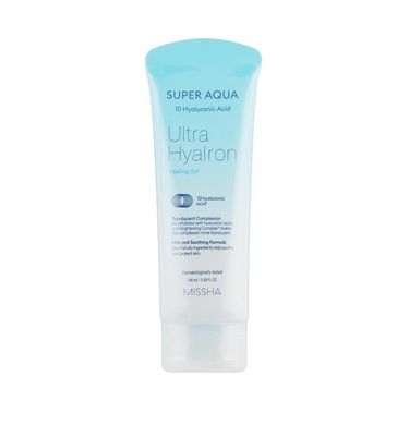 Увлажняющий пилинг скатка на основе 10 видов гиалуроновой кислоты Super Aqua Ultra Hyalron Peeling Gel Missha 100 мл