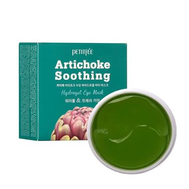 Гідрогелеві заспокійливі патчі під очі Artichoke Soothing Eye Mask Petitfee & Koelf 60 шт