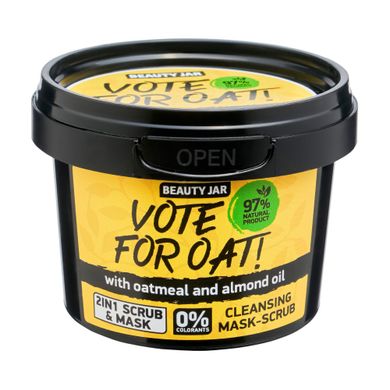 Purifying Facial Scrub Mask Vote For Oat Beauty Jar 120 g