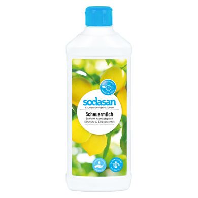 Organic universal cream for cleaning glass ceramics and other delicate surfaces SODASAN 500 ml