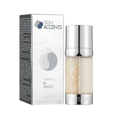 Face serum 2 in 1 Brightening with pearls and vitamin C Inspira Skin Accents 40 ml