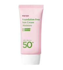 Сонцезахисний тонувальний крем для обличчя Foundation-Free Sun Cream Moisture SPF/PA++++ 50+ Manyo 50 мл