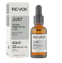 Осветляющая сыворотка для лица с альфа арбутином 2% и гиалуроновой кислотой Revox 30 мл