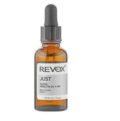 Освітлююча сироватка для обличчя з альфа арбутином 2% та гіалуроновою кислотою Revox 30 мл