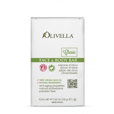 Мыло для лица и тела на основе оливкового масла OLIVELLA 100 г