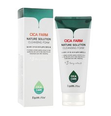 Cleansing foam for sensitive skin with Centella Cica farm nature solution FarmStay 180 ml