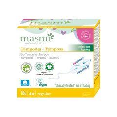 Organic Regular tampons without applicator Masmi 18 pcs