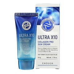 Солнцезащитный крем Ultra X10 Collagen Sun Cream Enough 50 г