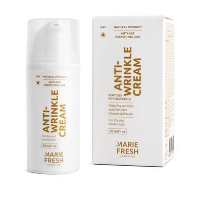 Day cream against wrinkles for dry and normal skin Marie Fresh 30 ml