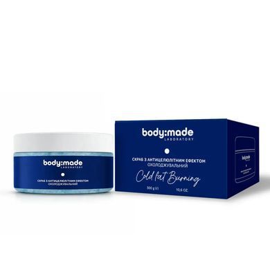 Peeling o działaniu antycellulitowym chłodzący BodyMade 300 g