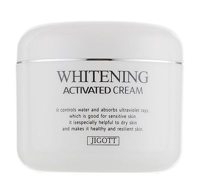 Освітлюючий крем для обличчя WHITENING Activated Cream Jigott 100 мл