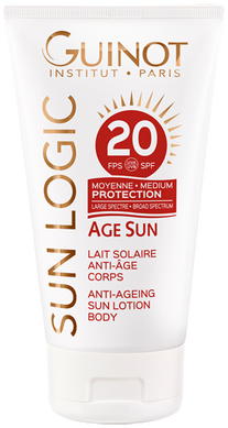 Антивозрастной лосьон от солнца для тела SPF20 Age Sun Anti-Ageing Sun Lotion Body Guinot 150 мл