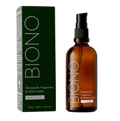 Тонік-есенція з гідролатом гамамелісу та органічною сіркою Biono 100 мл