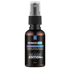 Чоловічий лосьйон для росту волосся Black Edition Minoxidil 7% Minoxon 50 мл