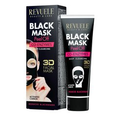 Черная маска-пленка с коэнзимами для лица Revuele 80 мл