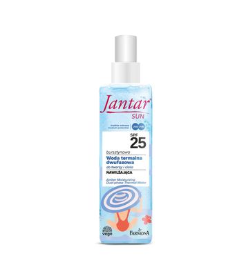 Two-phase moisturizing amber water SPF 25 Jantar Sun Farmona 200 ml